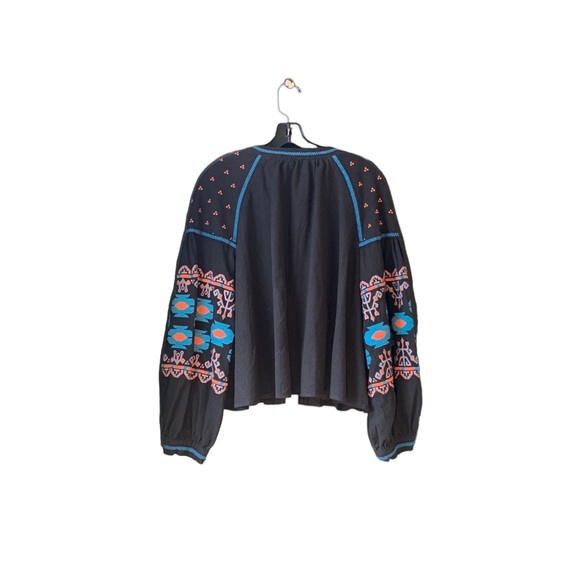 Free People Embroidered Jacket/Shirt - Picture 3 of 4